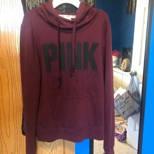 Victoria’s Secret PINK Maroon Hoodie Sweatshirt